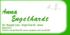 anna engelhardt business card